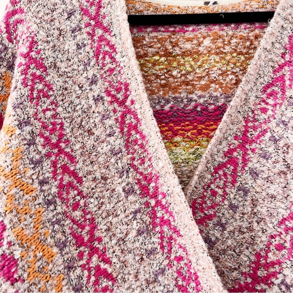 NWT Free People Forever Fair Isle Sweater Dress in Strawberry Combo - Picture 4 of 13